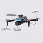 S15HP Brushless Motor Dual Camera Drone with 4.5″ Display Remote.