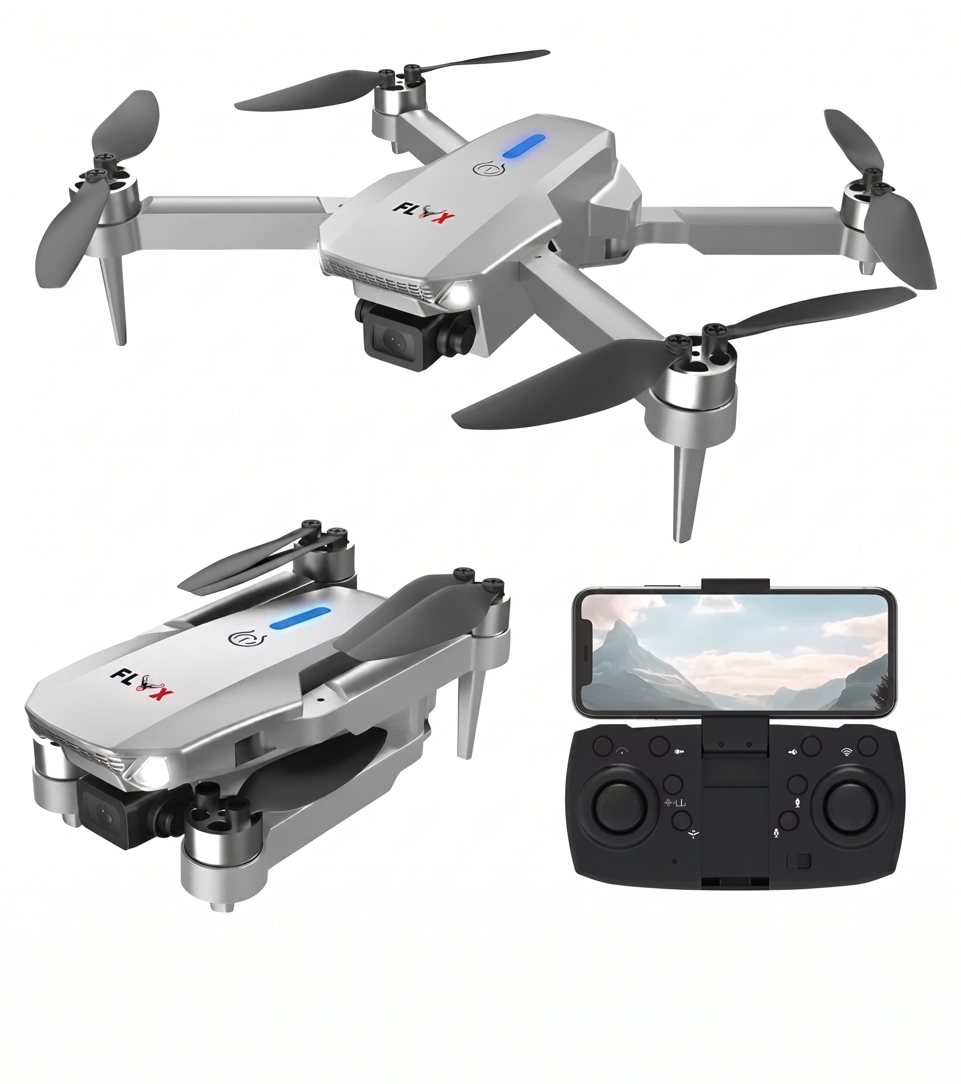 03 Flyx Max 2 4K Dual Camera Drone. - Image 1