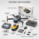 S15HP Brushless Motor Dual Camera Drone with 4.5″ Display Remote. - Image 2