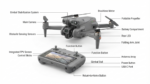 GT50 Drone With 4K Dual Cameras 4.3-Inch Screen Brushless Drone WiFi Professional Aerial Photography Mini Drones RC Quadcopter - Image 3